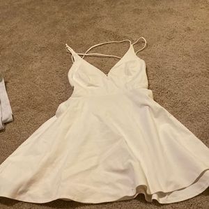 White formal dress